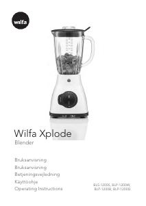 Manual Wilfa BLP-1200SI Blender