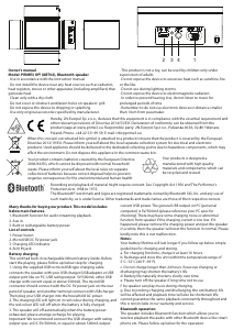 Instrukcja Prime3 ABT02SL Up! Głośnik