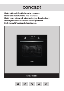 Manual Concept ETV7460BC Oven