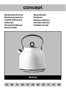 Manual Concept RK3331 Kettle