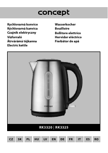 Manual Concept RK3320 Kettle