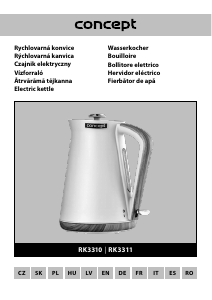 Manual Concept RK3310 Kettle