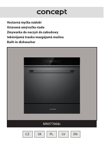 Manuál Concept MNV7760DS Myčka na nádobí