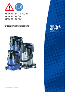 Mode d’emploi Nilfisk ALTO Attix 40 PC Aspirateur