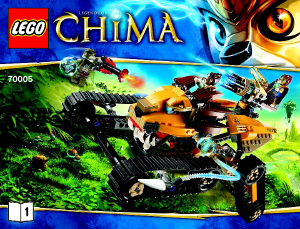 Handleiding Lego set 70005 Chima Lavals royal fighter