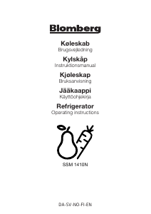 Bruksanvisning Blomberg SSM 1410 N Kjøleskap