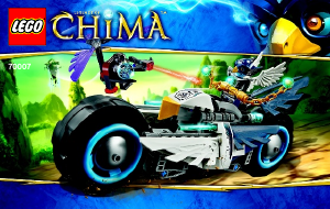 Manuale Lego set 70007 Chima La bi-moto di Eglor