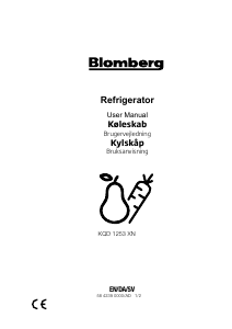 Manual Blomberg KQD 1253 XN Fridge-Freezer