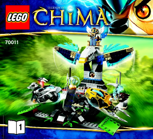 Instrukcja Lego set 70011 Chima Zamek orłów