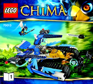 Instrukcja Lego set 70013 Chima Orzeł napastnik Equili