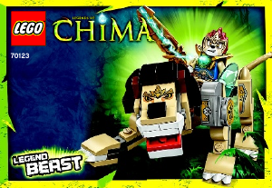 Brugsanvisning Lego set 70123 Chima Legendarisk kæmpeløve