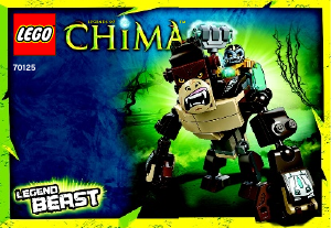 Instrukcja Lego set 70125 Chima Legendarne Istoty - Goryl