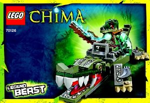 Brugsanvisning Lego set 70126 Chima Legendarisk kæmpekrokodille