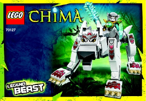 Manual de uso Lego set 70127 Chima Bestia de la leyenda del lobo