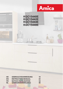 Manual Amica KGC 15440 E Fridge-Freezer