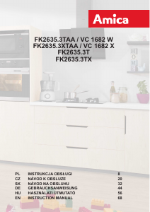 Manual Amica VC 1682 X Fridge-Freezer