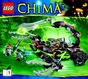 Käyttöohje Lego set 70132 Chima Scormin skorpionipistin