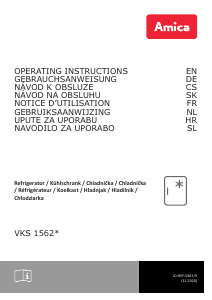 Bedienungsanleitung Amica VKS 15626-1 L Kühlschrank
