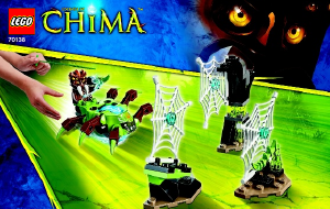 Bedienungsanleitung Lego set 70138 Chima Spinnennetz