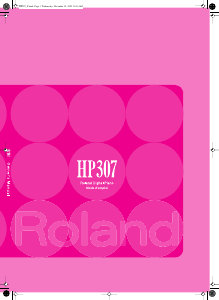 Mode d’emploi Roland HP307 Piano numérique
