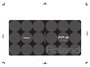 Mode d’emploi Roland FP-4 Piano numérique