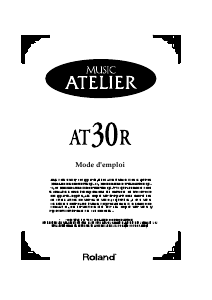 Bedienungsanleitung Roland AT-30R Atelier Orgel