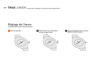 Mode d’emploi Nike WR0033 Triax Junior Montre