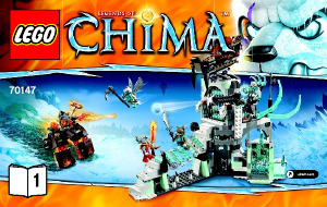 Instrukcja Lego set 70147 Chima Lodowa forteca sir Fangara