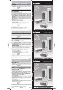Manual de uso Holmes HAP412 Purificador de aire