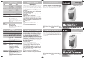 Manual Holmes HM5305 Humidifier