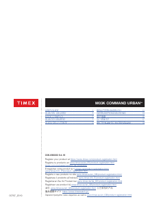 Manual de uso Timex TW2U56500VQ Command Reloj de pulsera