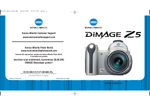 Mode d’emploi Konica-Minolta DiMAGE Z5 Appareil photo numérique