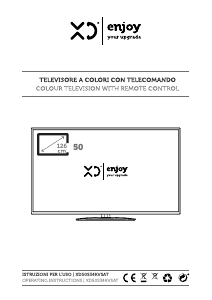 Manual XD XD50S34KVSAT LED Television