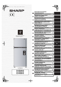 Használati útmutató Sharp SJ-PD591S Hűtő és fagyasztó