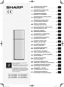 Instrukcja Sharp SJ-SC440V Lodówko-zamrażarka