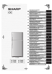 Manuál Sharp SJ-T520R Lednice s mrazákem