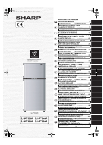 Használati útmutató Sharp SJ-PT520R Hűtő és fagyasztó
