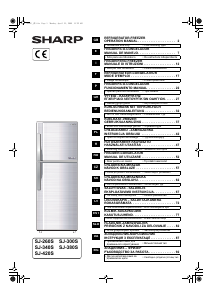 Instrukcja Sharp SJ-300S Lodówko-zamrażarka