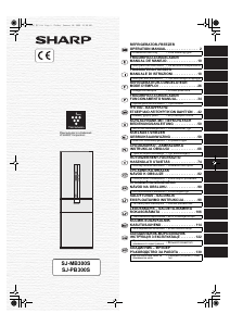 Manuál Sharp SJ-MB300S Lednice s mrazákem