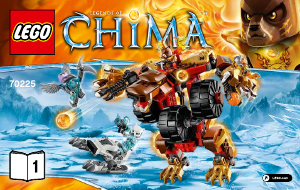 Brugsanvisning Lego set 70225 Chima Bladvics vrede bjørn