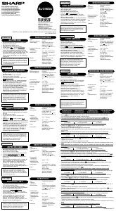 Manual Sharp EL-240SA Calculator