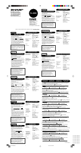 Manual Sharp EL-250S Calculator