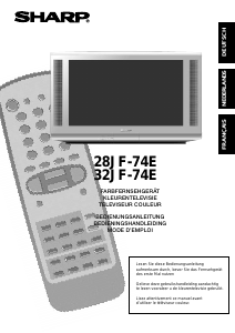 Mode d’emploi Sharp 32JF-74E Téléviseur