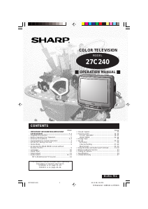 Manual Sharp 27C240 Television