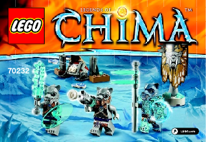 Instrukcja Lego set 70232 Chima Plemię tygrysów szablozębnych