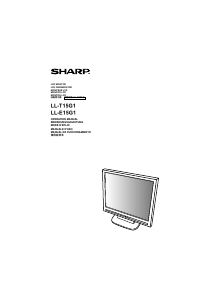 Mode d’emploi Sharp LL-E15G1 Moniteur LCD