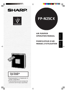 Mode d’emploi Sharp FP-N25CX Purificateur d'air