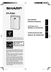 Manual de uso Sharp FP-P30U Purificador de aire