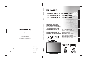 Mode d’emploi Sharp AQUOS LC-32LB220E Téléviseur LCD