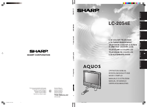 Mode d’emploi Sharp LC-20S4E Téléviseur LCD